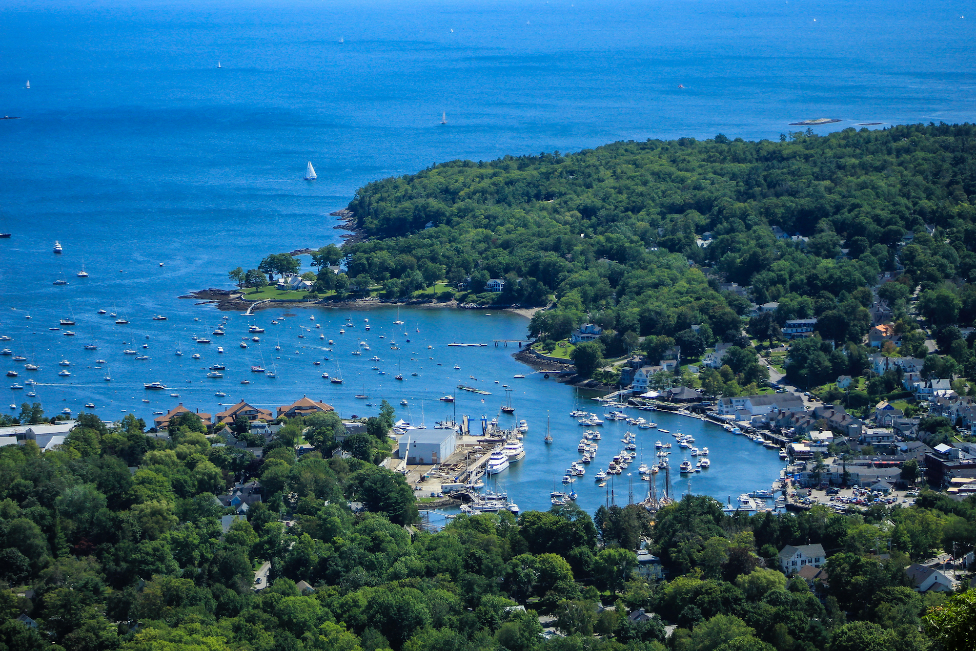 landscape photo of Maine